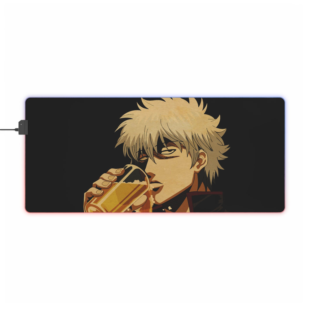 Gintama Gintoki Sakata RGB LED Mouse Pad (Desk Mat)