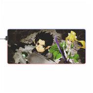 Kirito and Leafa RGB LED Mouse Pad (Desk Mat)