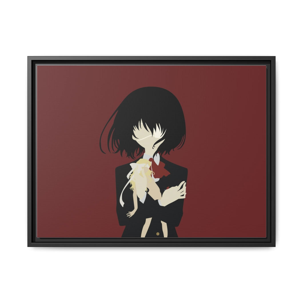 Another Mei Misaki Canvas Framed Art Print