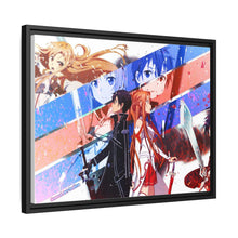 Load image into Gallery viewer, Kirito and Asuna Canvas Framed Art Print
