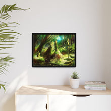 Load image into Gallery viewer, Grass Pokemon Canvas Framed Art Print

