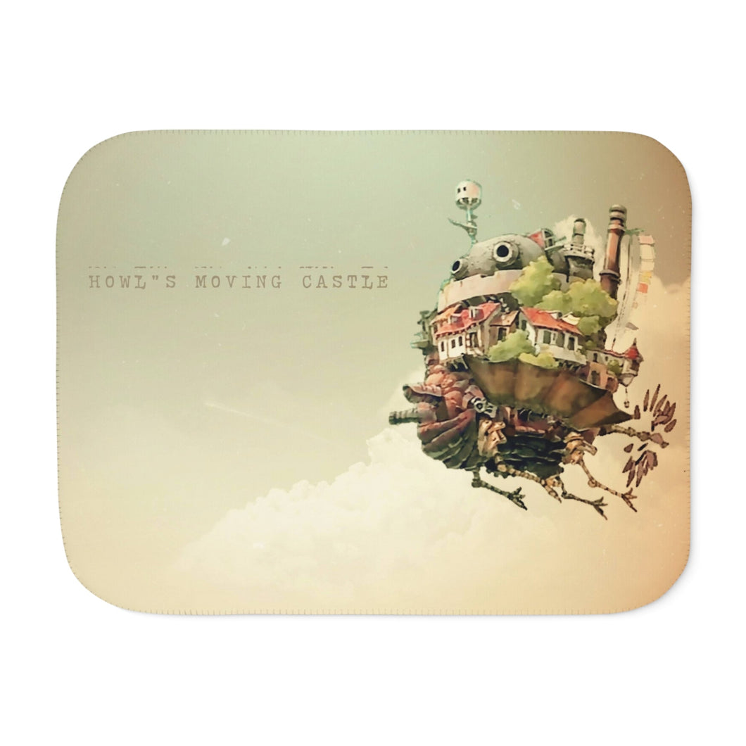 Anime Howl's Moving Castler Sherpa Blanket