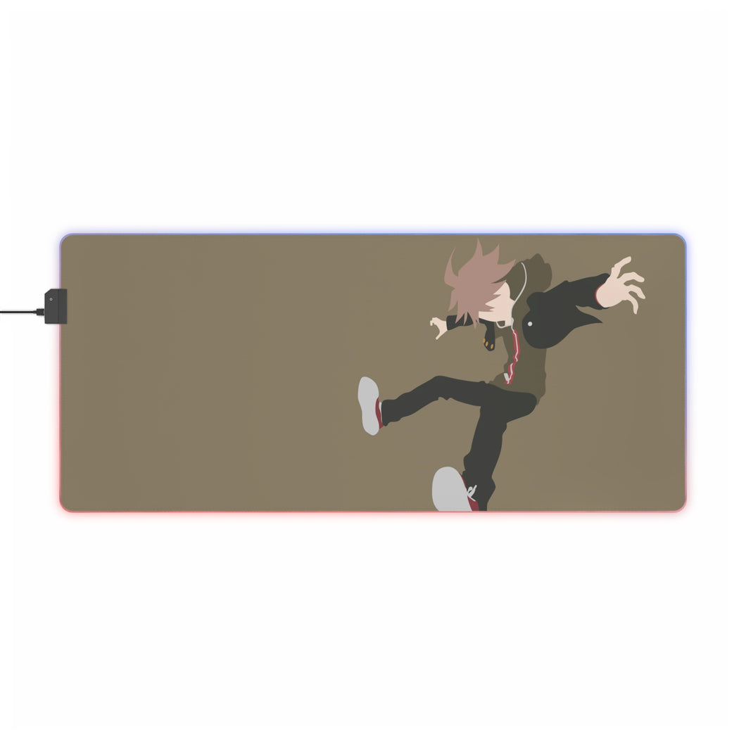 Makoto Naegi RGB LED Mouse Pad (Desk Mat)