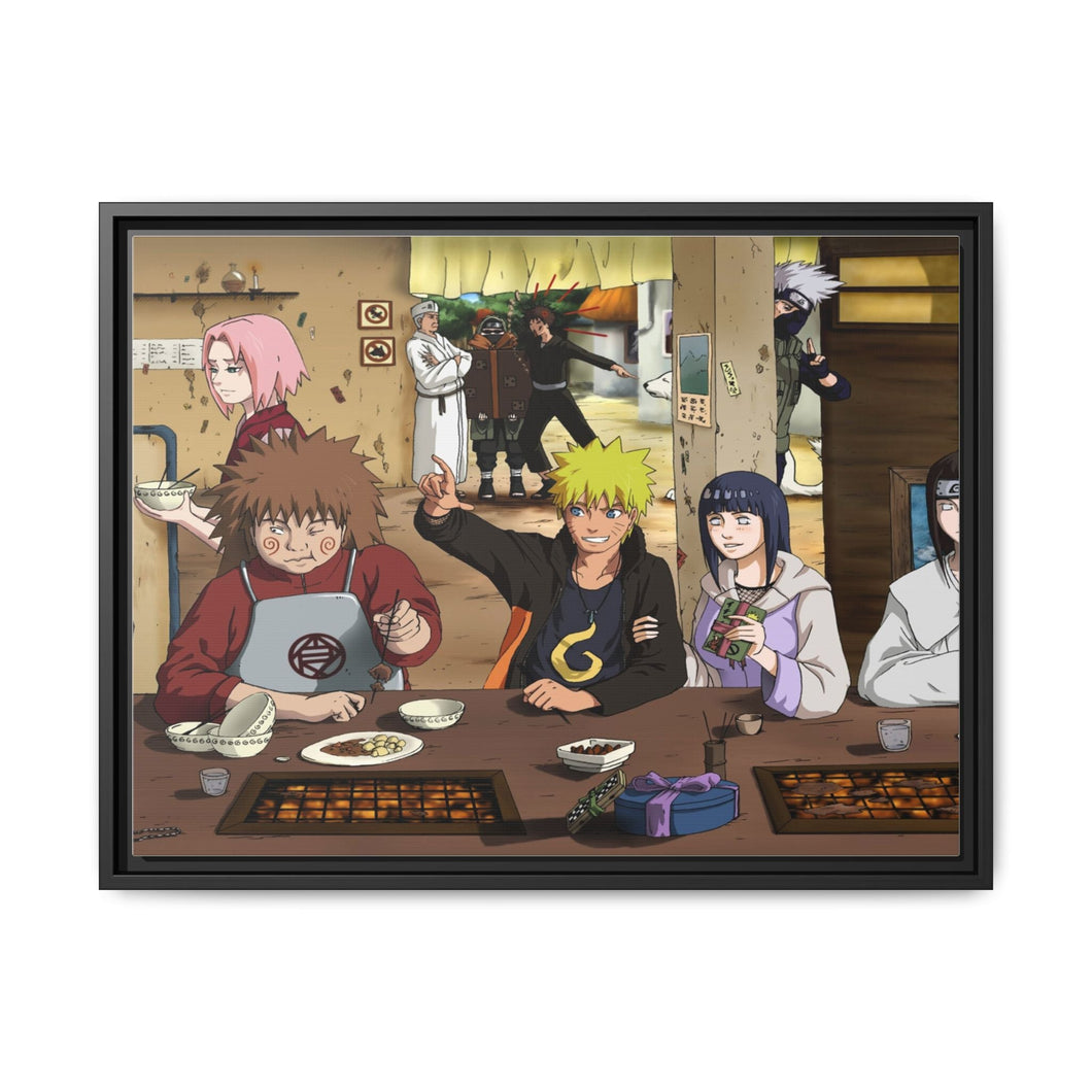 Anime Naruto Canvas Framed Art Print