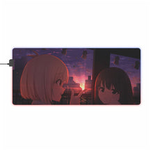 Load image into Gallery viewer, Lycoris Recoil Takina Inoue, Chisato Nishikigi RGB LED Mouse Pad (Desk Mat)
