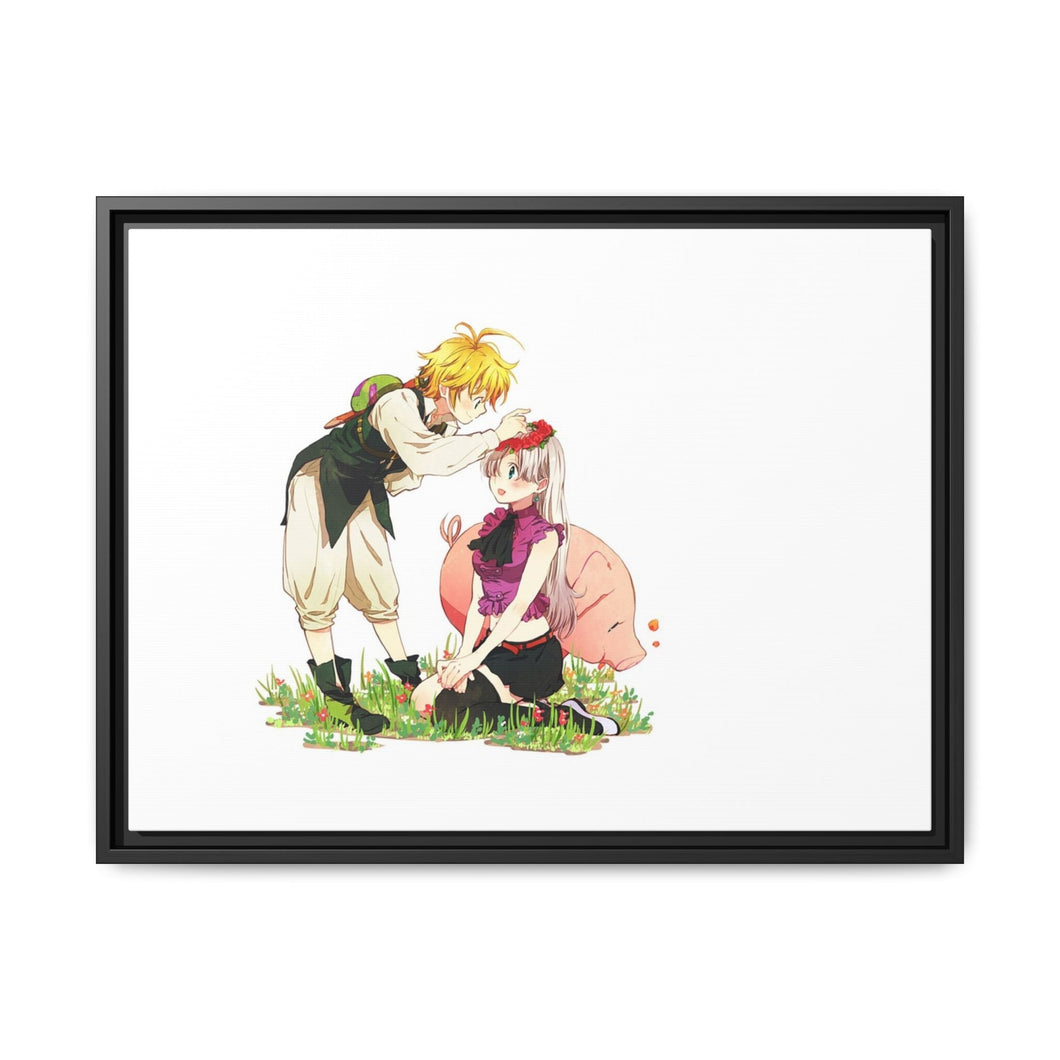 Anime The Seven Deadly Sins Canvas Framed Art Print