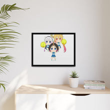 Load image into Gallery viewer, Cheerleaders Canvas Framed Art Print
