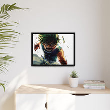 Load image into Gallery viewer, My Hero Academia Izuku Midoriya Canvas Framed Art Print
