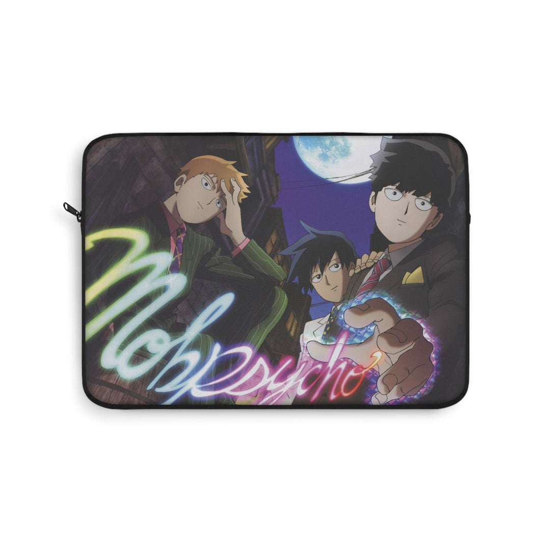 Mob Psycho 100 Arataka Reigen, Shigeo Kageyama, Ritsu Kageyama Laptop Sleeve