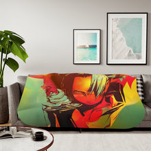 Load image into Gallery viewer, Anime Samurai Champloo Sherpa Blanket
