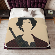 Load image into Gallery viewer, Anime Samurai Champloo Sherpa Blanket
