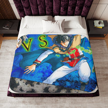 Load image into Gallery viewer, Black Clover Asta, Yuno Sherpa Blanket
