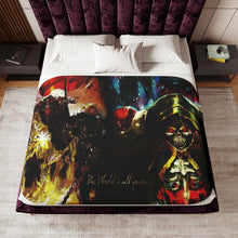 Load image into Gallery viewer, Ainz Ooal Gown Sherpa Blanket

