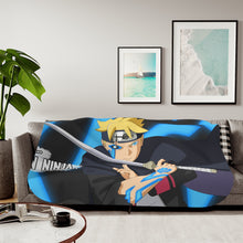 Load image into Gallery viewer, Boruto Sherpa Blanket

