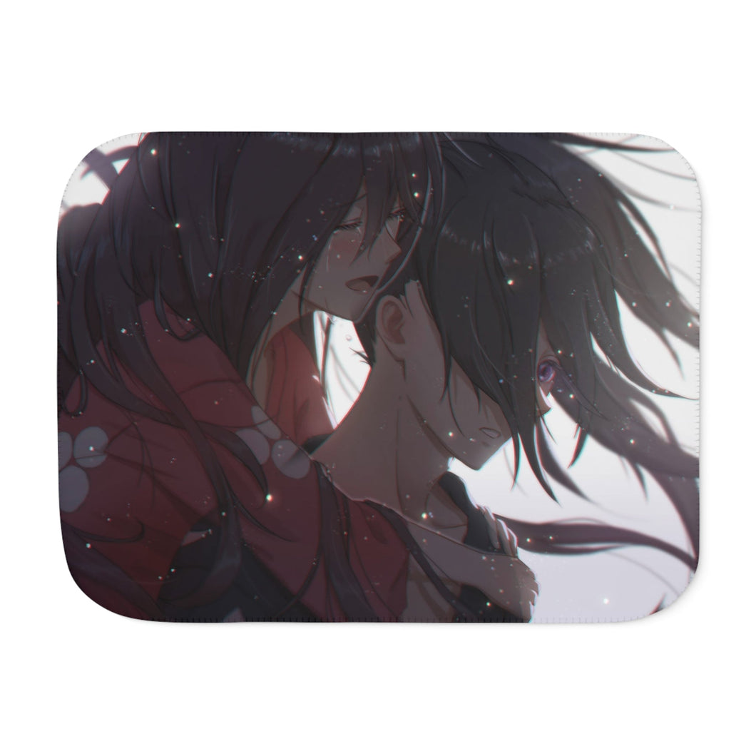 Hyakkimaru and Mio Sherpa Blanket