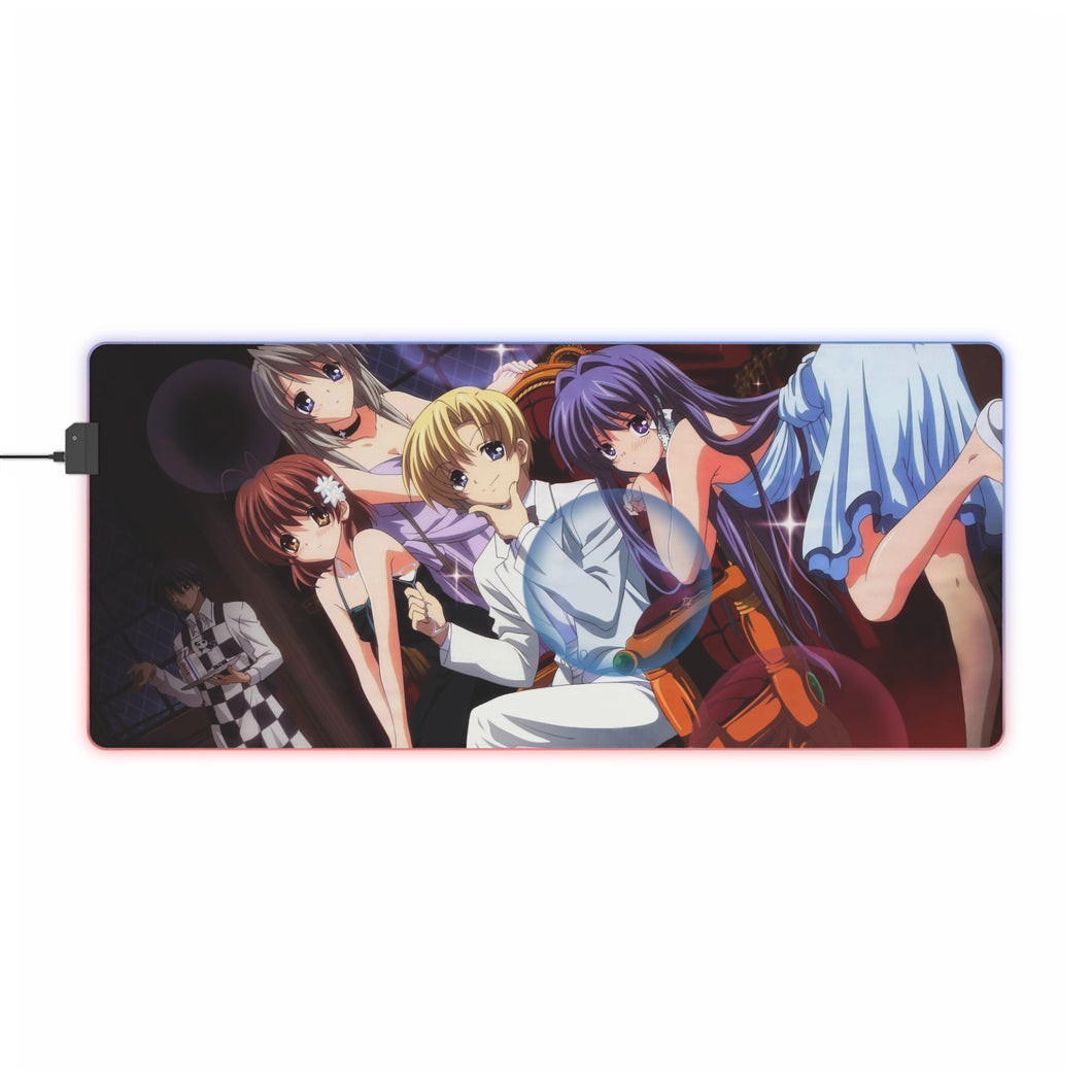 Tomoyo Sakagami RGB LED Mouse Pad (Desk Mat)