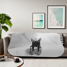 Load image into Gallery viewer, Ken Kaneki - Mask Sherpa Blanket
