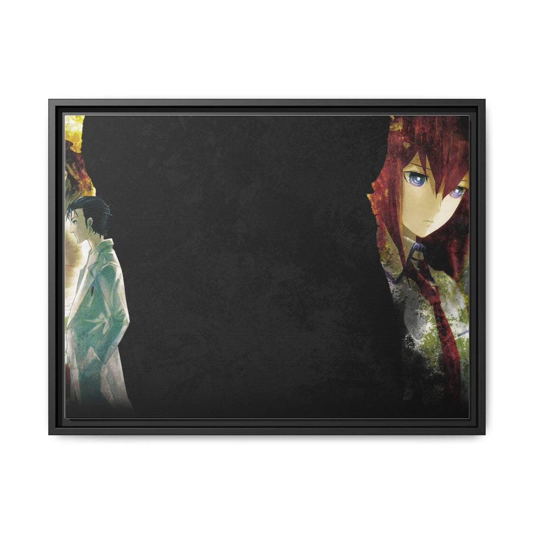Mayuri or Makise? Canvas Framed Art Print