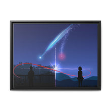 Load image into Gallery viewer, Your Name Mitsuha Miyamizu, Taki Tachibana Canvas Framed Art Print
