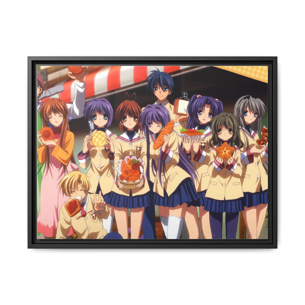 Anime Clannad Canvas Framed Art Print