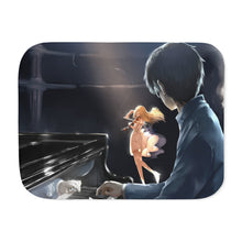 Load image into Gallery viewer, Arima and Kaori Sherpa Blanket
