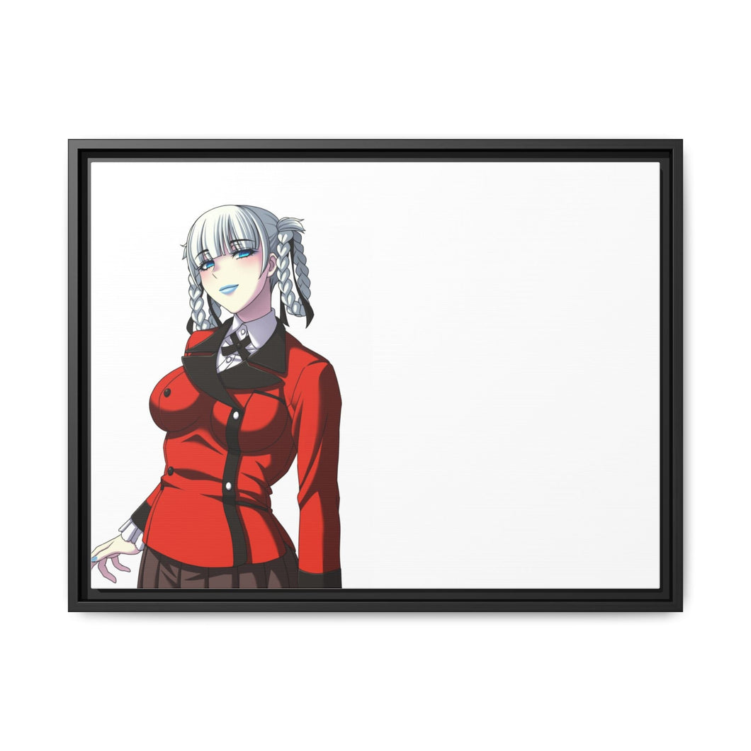 Kakegurui Kirari Momobami Canvas Framed Art Print