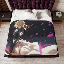 Load image into Gallery viewer, Violet Evergarden Sherpa Blanket
