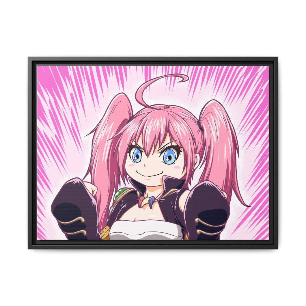 Anime That Time I Got Reincarnated as a Slime Canvas Framed Art Print