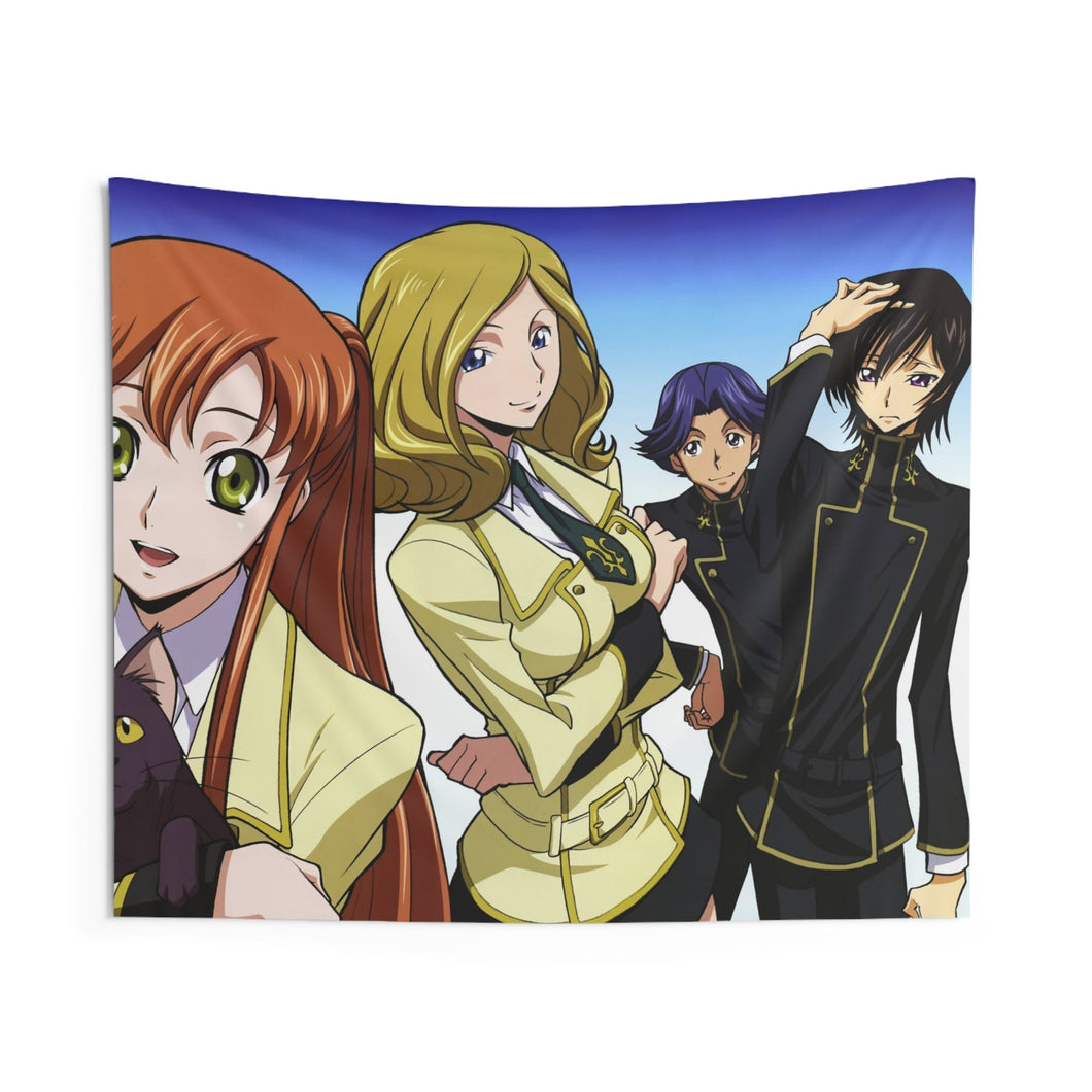 Code Geass Lelouch Lamperouge, Shirley Fenette Indoor Wall Tapestry