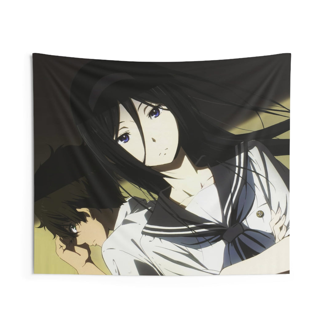 Fuyumi Irisu  Face Indoor Wall Tapestry
