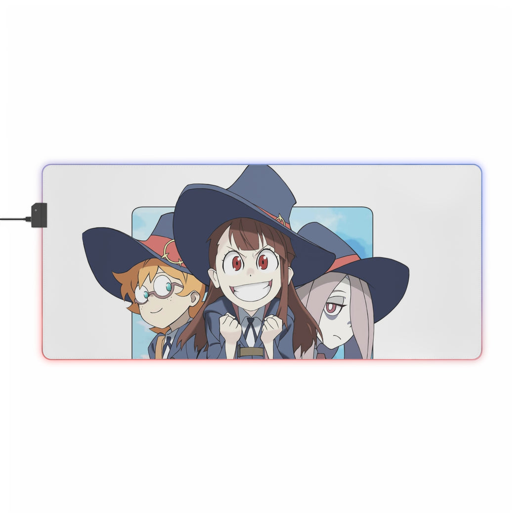 Little Witch Academia Atsuko Kagari, Sucy Manbavaran, Computer Keyboard Pad, Lotte Yanson RGB LED Mouse Pad (Desk Mat)