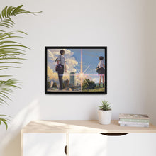 Load image into Gallery viewer, Taki and Mitsuha (Your Name) Canvas Framed Art Print
