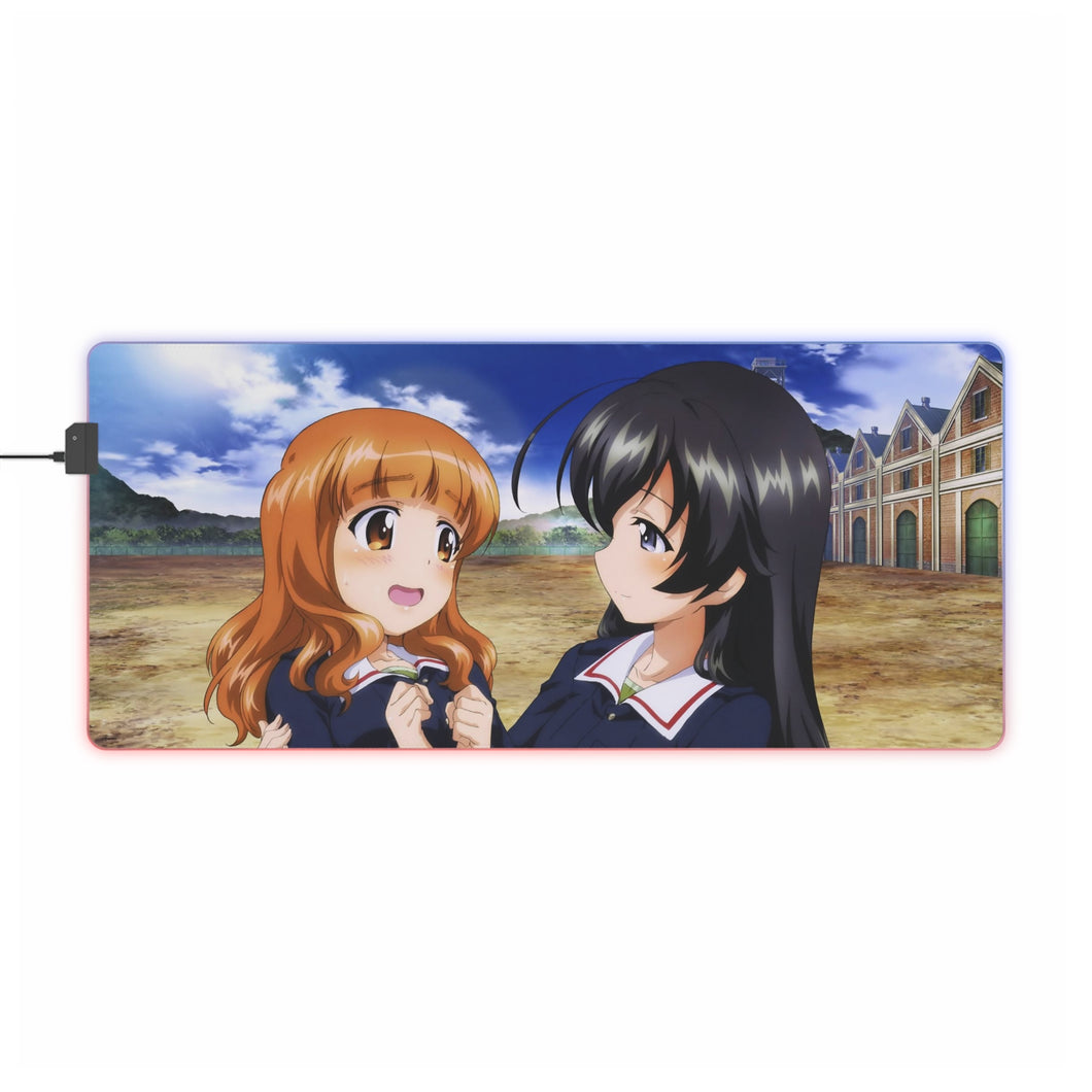 Girls und Panzer RGB LED Mouse Pad (Desk Mat)