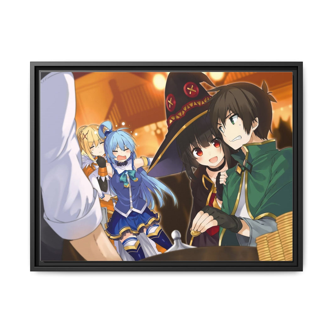 Anime KonoSuba - God’s blessing on this wonderful world!! Canvas Framed Art Print