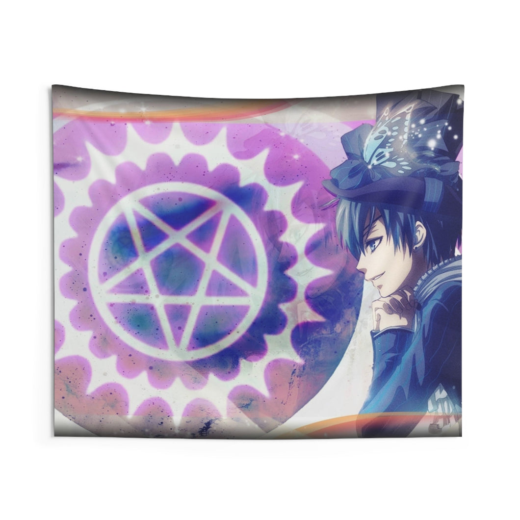 Black Butler Indoor Wall Tapestry