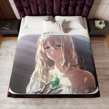 Load image into Gallery viewer, Violet Evergarden Violet Evergarden, Violet Evergarden, Violet Evergarden Sherpa Blanket
