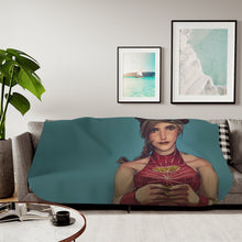 Load image into Gallery viewer, Jolyne Cujoh / Stone Ocean Sherpa Blanket
