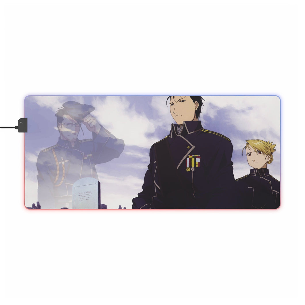 Anime FullMetal Alchemist RGB LED Mouse Pad (Desk Mat)
