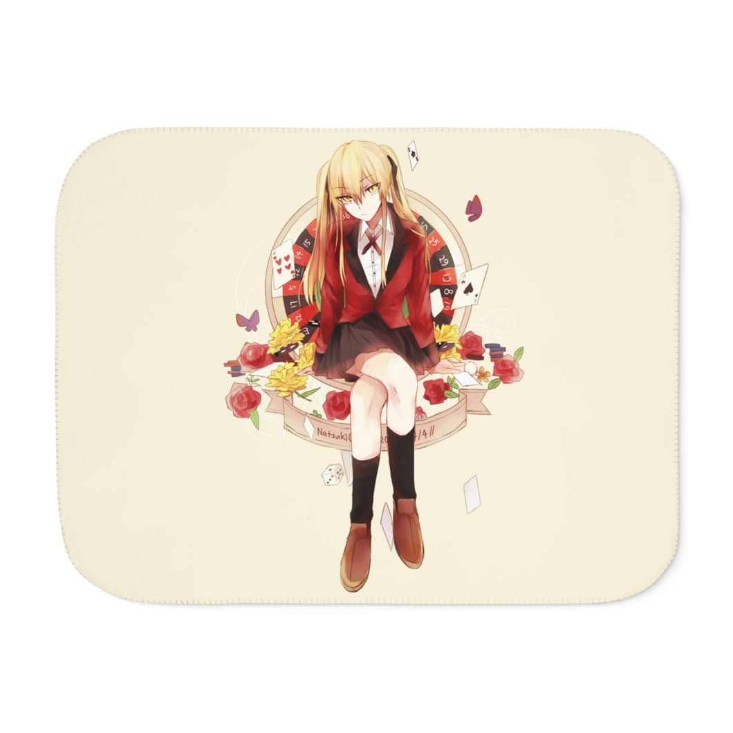 Kakegurui Sherpa Blanket