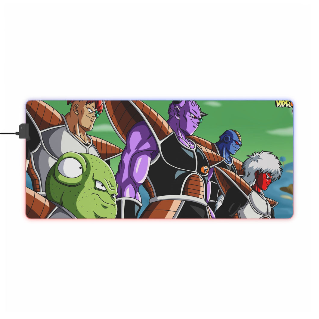 Guldo, Recoome, Burter,Jeice and Ginyu RGB LED Mouse Pad (Desk Mat)