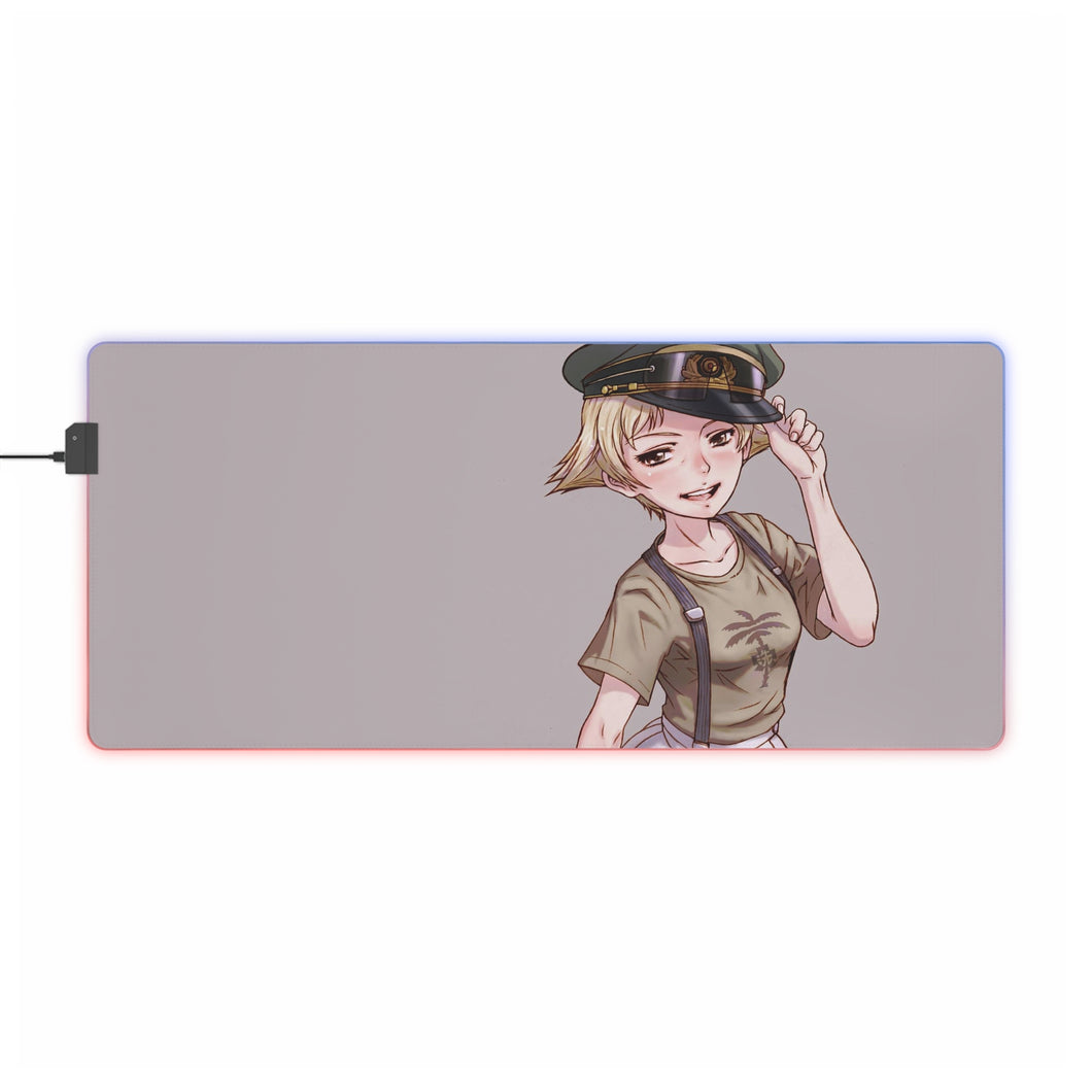Girls und Panzer RGB LED Mouse Pad (Desk Mat)