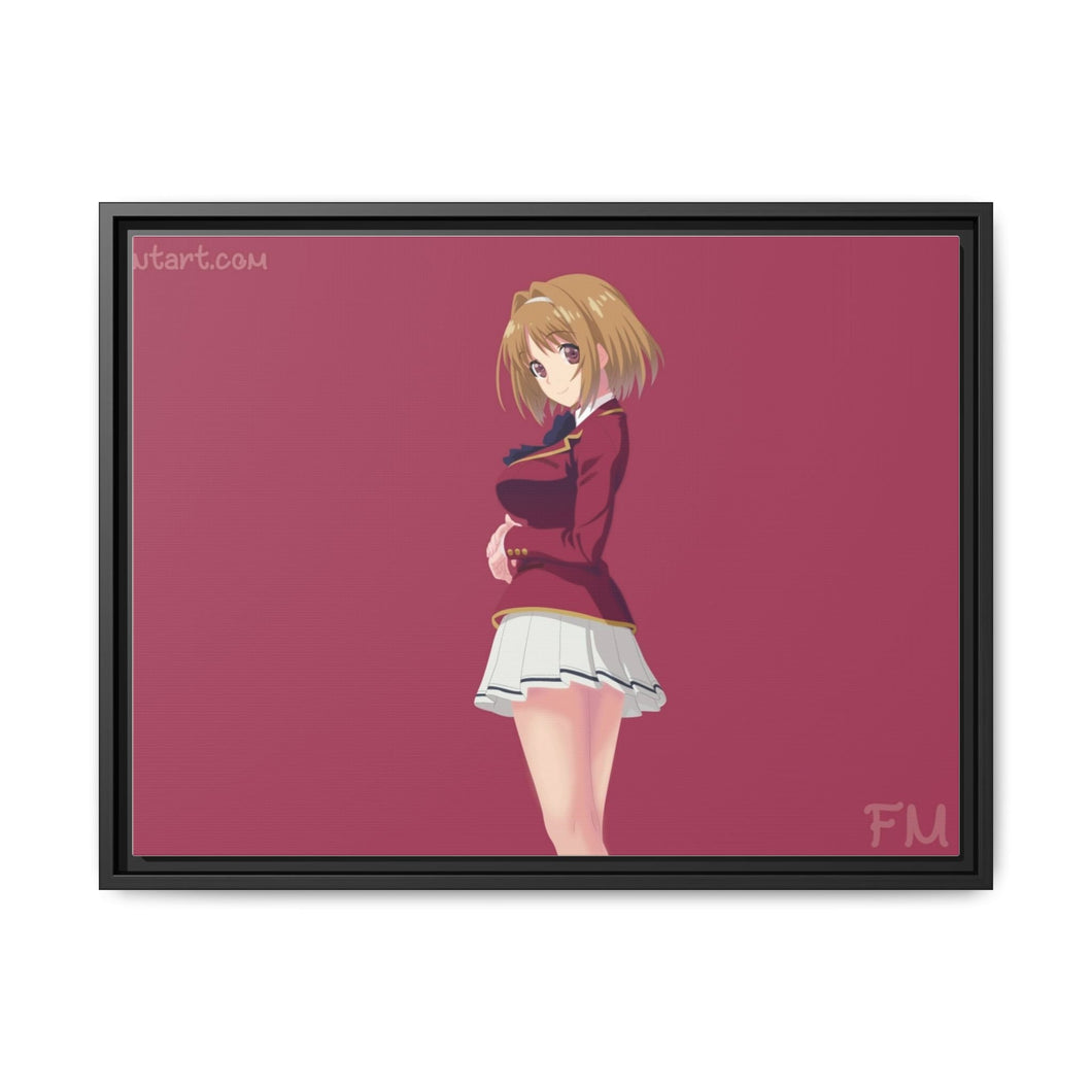 Anime Classroom of the Elite Canvas Framed Art Print