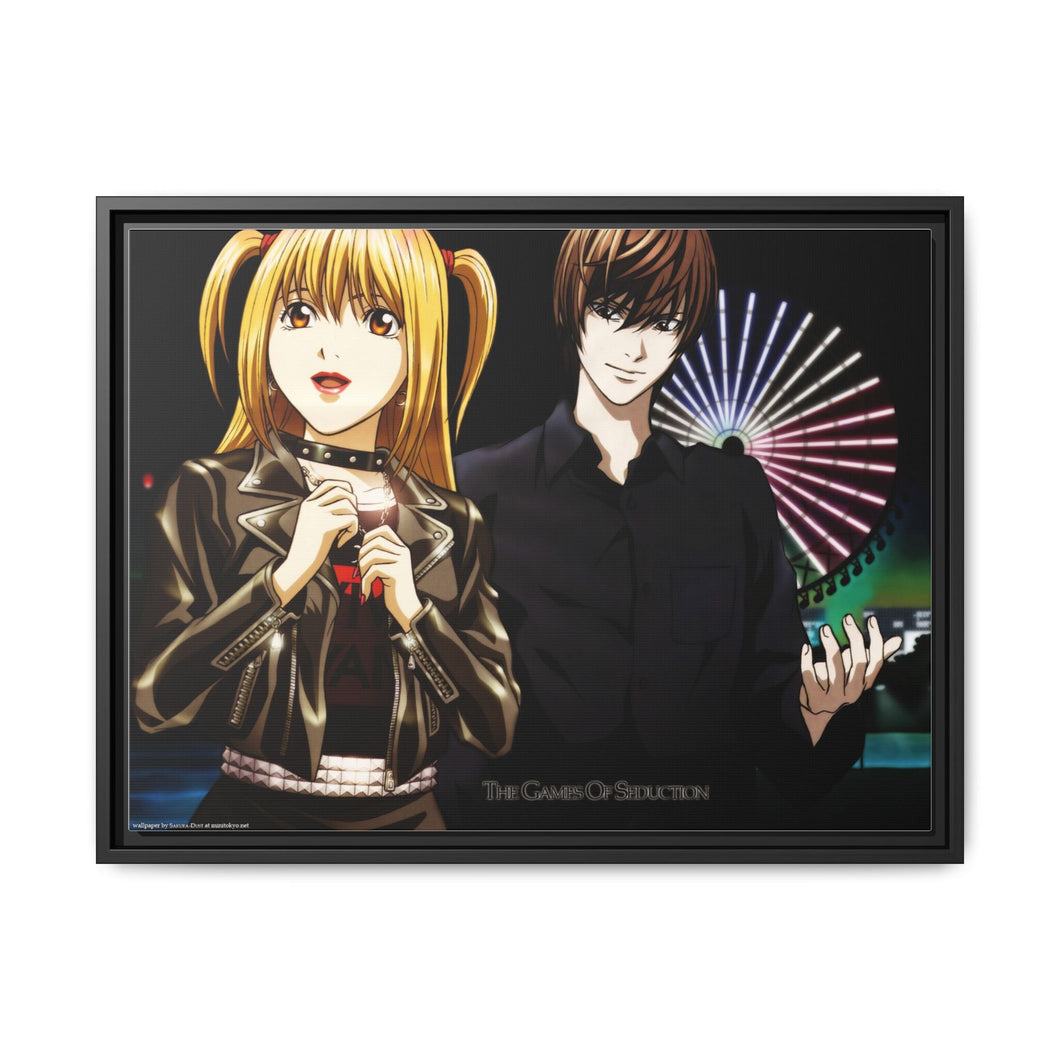 Death Note Canvas Framed Art Print