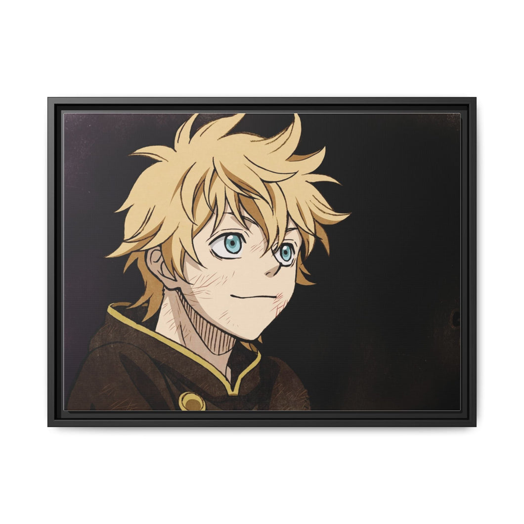 Black Clover Luck Voltia Canvas Framed Art Print