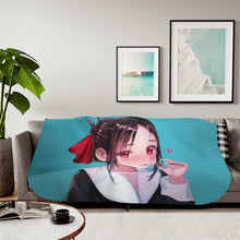 Load image into Gallery viewer, Kaguya Shinomiya Sherpa Blanket
