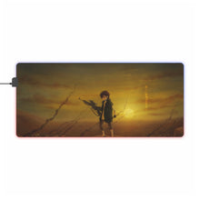 Load image into Gallery viewer, Anime Mobile Suit Gundam 00 RGB LED Mouse Pad (Desk Mat)
