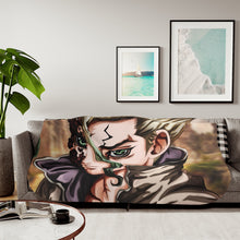 Load image into Gallery viewer, Anime Dr. Stone Sherpa Blanket
