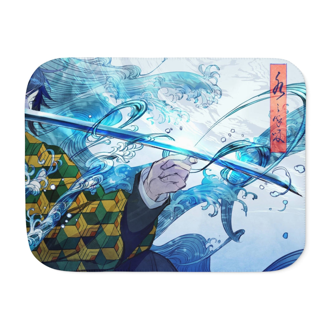 Anime Demon Slayer: Kimetsu no Yaiba Sherpa Blanket