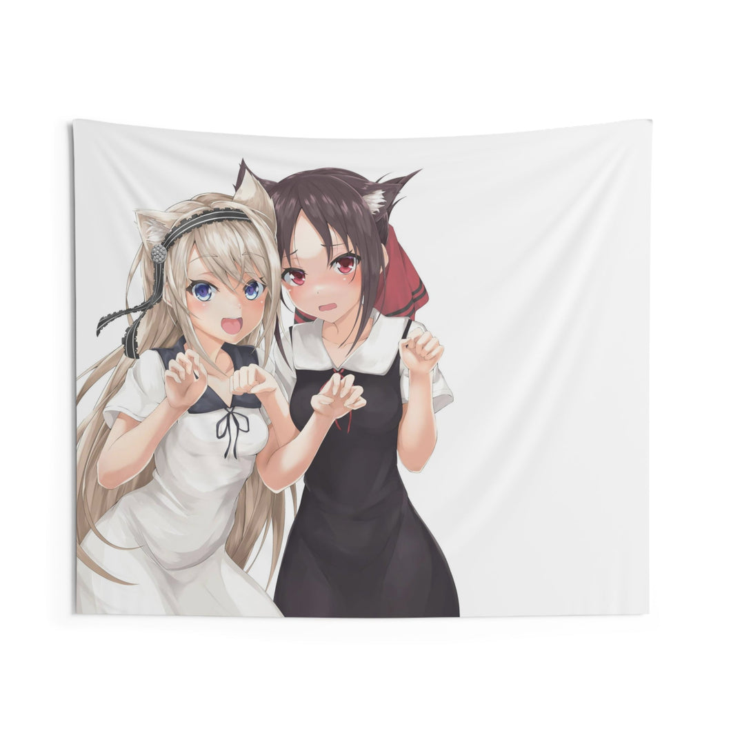 Kaguya and Miyuki's sister Indoor Wall Tapestry