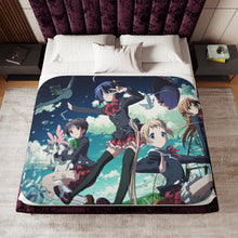 Load image into Gallery viewer, Love, Chunibyo &amp; Other Delusions Rikka Takanashi, Sanae Dekomori, Shinka Nibutani, Kumin Tsuyuri Sherpa Blanket
